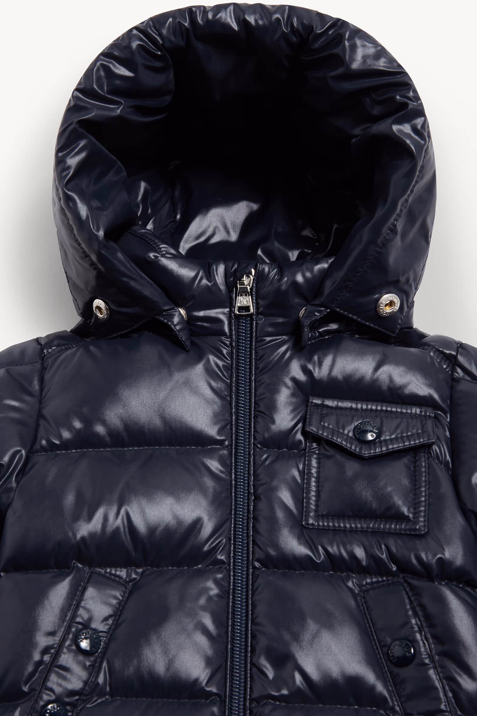 Doudoune à capuche bordée de matière synthétique K2 Mixte Bleu marine Moncler 4
